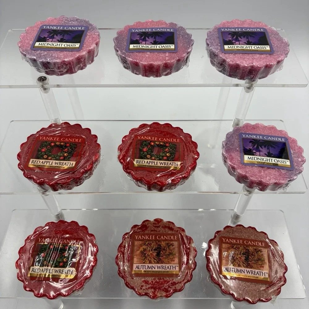 Yankee Candle Retired Wax‎ Tart Melts Mixed Lot Lot Of 9 New Rare Apple Oasis…